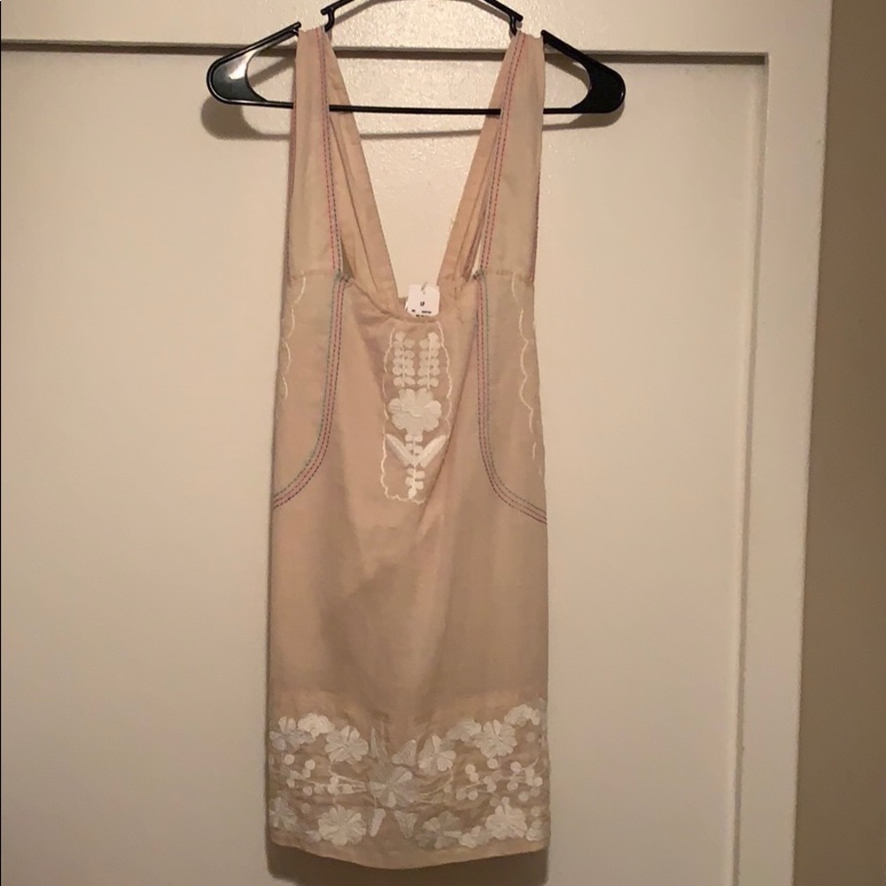 X back embroidery shirt